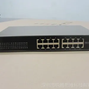 供应16口百兆网络POE交换机af标准100Mbps非网管型POE交换机