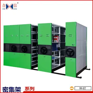 合信钢材具厂供应密集柜厂家直销 定制批发 手推式档案柜 钢制机械式移动密集柜