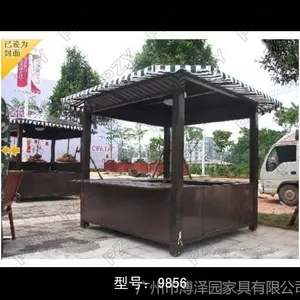 供应木制花车|实木组合花车|公园景区售货车|户外售货车