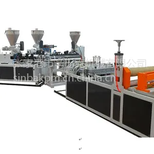 塑料彩钢瓦生产线/塑料波浪瓦生产线