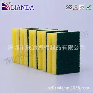 清洁海绵 百洁布海绵 洗碗去渍海绵 广东厂家批发定做