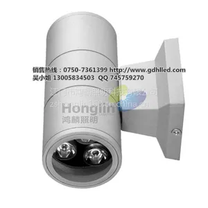 供应led户外壁灯-江门市鸿麟照明科技有限公司专业生产销售上下照双头壁灯-6W户外壁灯仅售85元