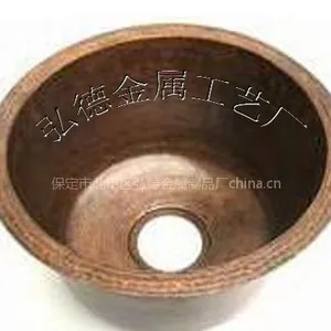 供应铜盆,传统纯手工铜盆,1312-H