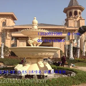 供应仿砂岩流水喷泉 大型广场雕塑喷泉 广东砂岩喷泉厂家