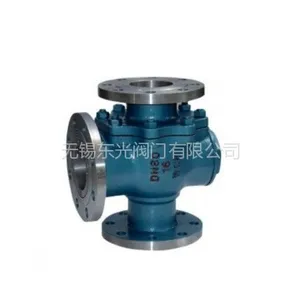 供应不锈钢三通法兰球阀Q44F(L型)