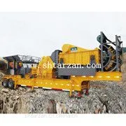 供应轮胎式移动破碎站 建筑垃圾回收再利用 腾重生产出口