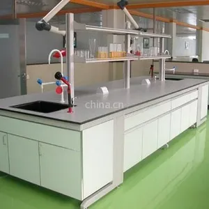供应实验室家具钢木中央台