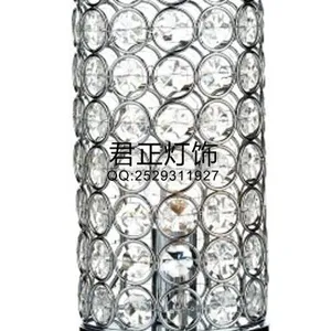 供应广东厂家定制水晶台灯/宾馆会所客房床前灯