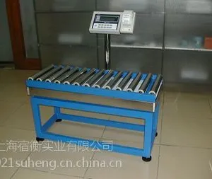 宿衡供应带轮子可移动的不锈钢滚筒秤 放在架子上的200kg辊筒秤价格/报价