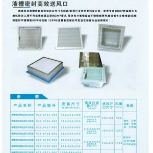 供应药厂液槽密封超高效送风箱