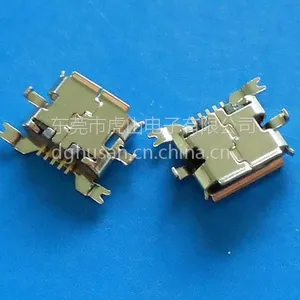 供应MICRO USB 5P沉板1.6mm母座连接器