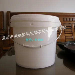 供应10L塑料桶 涂料桶 白乳胶桶 乳胶漆桶