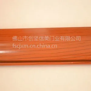 5分木纹反卷铝闸片 坚信美专业生产订做卷闸门 批发各类闸门片 配件 电机