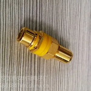 供应AV直通头 AV视频头 AV镀金直通 视频插座