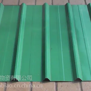 供给辽宁省、宝钢丝绸灰518彩钢板压型钢板隐藏式咬合连接，防雨水渗漏，气密性好