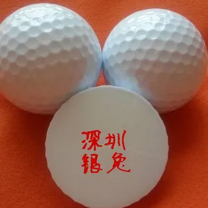 供应深圳银兔高尔夫球生产厂家批发台湾单层高尔夫练习球