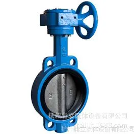 【厂家直销】D371X-0.25/0.6/1.0 DN300 手动蜗轮对夹蝶阀 腓立