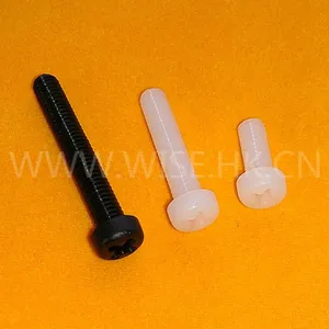供应厂家供应 尼龙塑料机丝 十字圆头塑胶螺钉 绝缘抗干扰 耐腐蚀耐酸碱