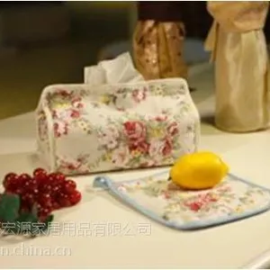供应乡村风情纸巾盒 布艺礼品制造专家