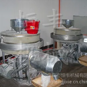 恒丰电动石磨面粉机-五谷杂粮面粉石磨机-天然石材石磨机