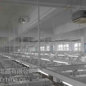 供应湖南株洲缝纫车间供电照明系统(照明母线、照明灯架、照明桥架)无锡德玛
