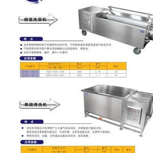 供应北京厨房清洗设备气泡式果蔬洗菜机(DUWS-100-3)