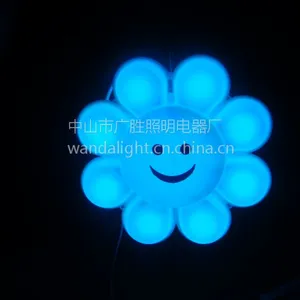 长期供应广万达街道亮化七彩太阳花 LED笑脸灯（GWD-XLD33CM）