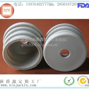 厂家现货供应32mm有孔管塞 圆形塑料管塞 螺纹中空管塞