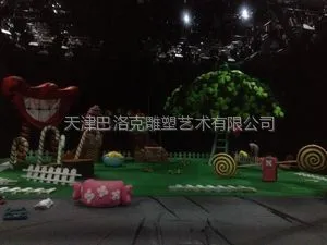 供应天津电视台少儿频道舞台雕塑道具