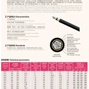 供应全介质自承式光缆 ADSS光缆厂家直销
