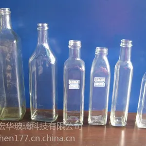 出售250ml--750ml墨绿色橄榄油瓶 透明橄榄油瓶 ***玻璃容器
