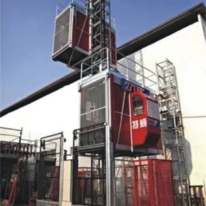 供应五丰钢业供应特威 SC100/100G 普通建筑施工电梯 双笼升降机