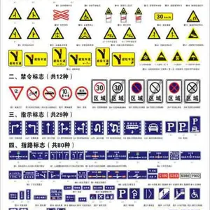 交通信号挂图 驾校交通信号挂图 驾校挂图