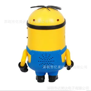 卑鄙的我 神偷奶爸小黄豆便携式插卡迷你音箱收音机mp3小音响