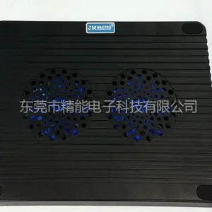 供应17寸双大风扇ABS表面多接口***笔记本散热器