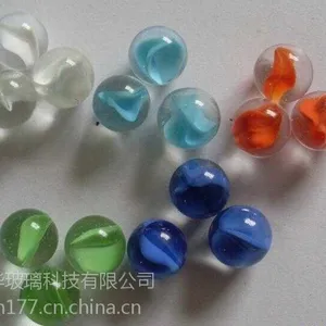 厂家销售14mm玻璃珠 弹珠机用玻璃珠 16mm单花玻璃珠