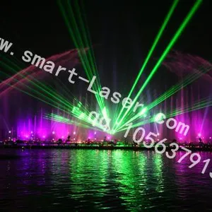 大连水幕电影-大连水幕激光_大连喷泉激光_15W水幕电影