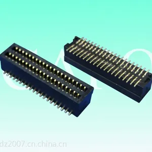 0.8mm双槽板对板合高5.5 连接器