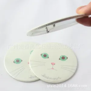供应【广州厂家】100mm圆形马口铁胸章 印纸胸章 卡通胸章胸针