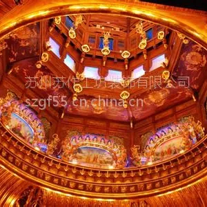 供应苏作工坊寺庙地宫设计装修、地宫彩绘天花吊顶