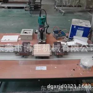 供应欧式透气窗/百叶窗 老鼠洞/透气窗上框铣槽机 (可做伺服定位)