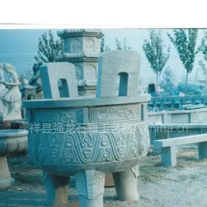 供应青石石鼎、青石香炉、青石香台