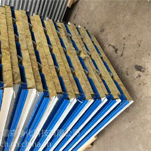 供应【十年品质】欧普森福建瓦楞岩棉夹芯板