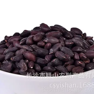 产地直销 五谷杂粮 高营养富硒黑花生米 富硒黑花生米批发 包物流 量大从优
