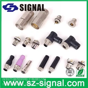 国内M系列连接器厂商供应标准M5/M8/M12/M16/M23连接器 UL,CE,RoHS认证