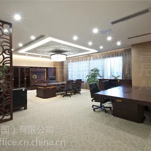 震旦办公家具稳重厚实大气老板桌系列