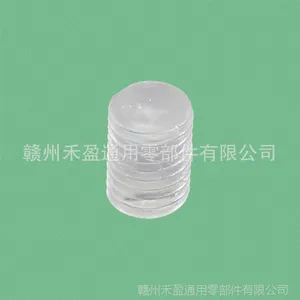 厂家低价批发 塑料机米螺丝 塑胶尼龙无头一字螺丝 M4*9 透明