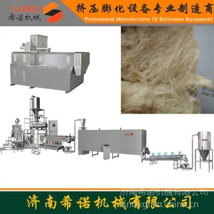 组织蛋白生产线 拉丝蛋白机械设备 素肉生产线