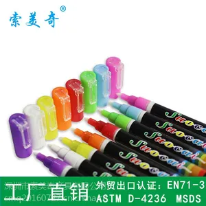 索美奇外贸出口淘宝天猫***液体荧光粉笔工厂直销