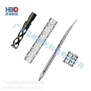 广东汉邦微管精密切割 金属圆管精密光纤激光切割 血管支架加工
